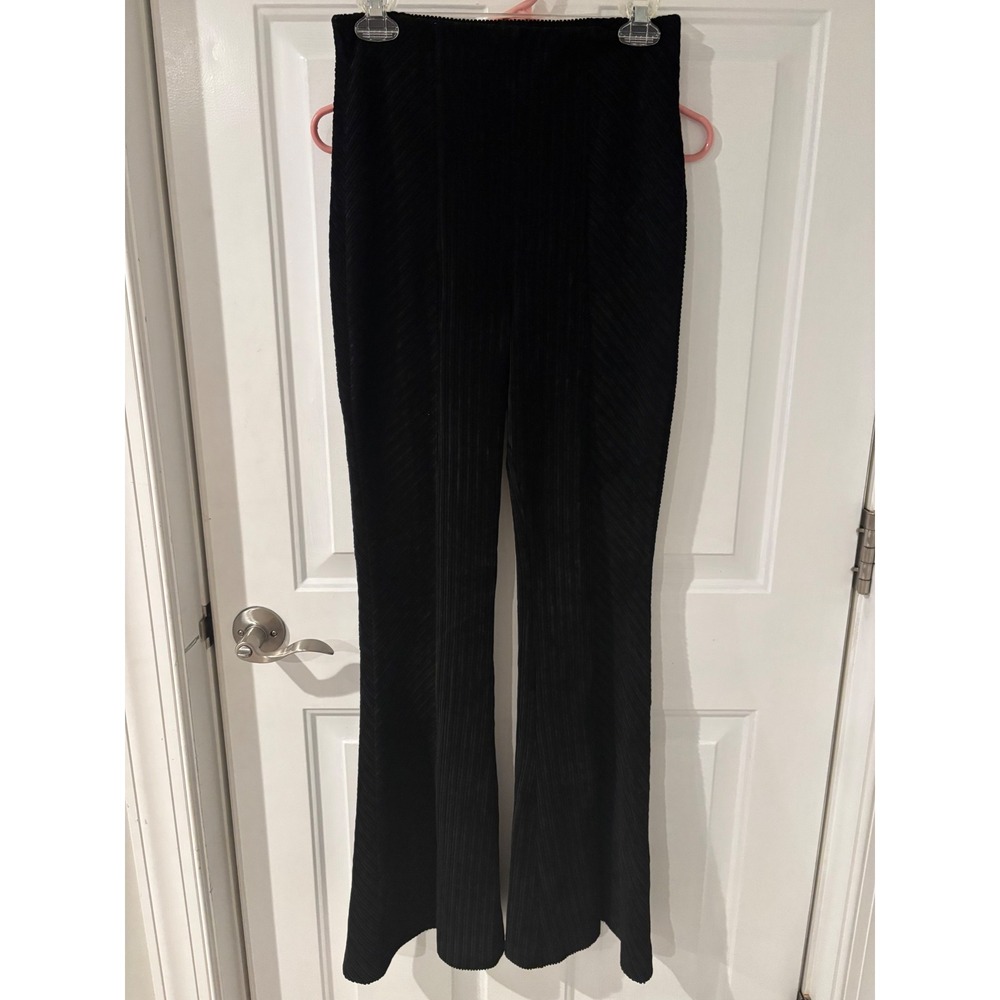 Modish‎ Rebel Black Flare Leggings High Waist Stretch Casual Pants